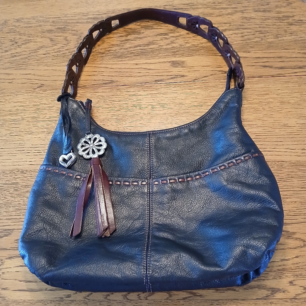 Brighton Kodiak Leather Shoulder Bag